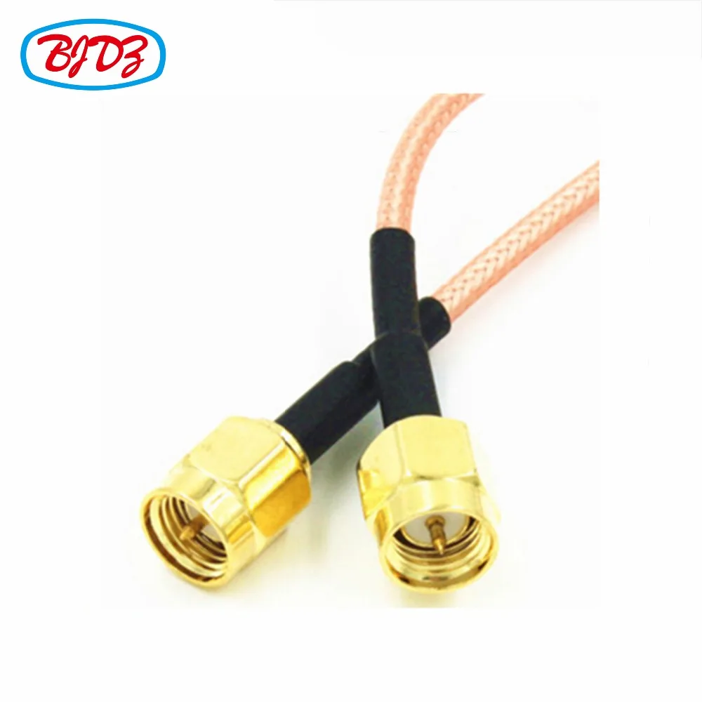 

Free Shipping 5Pcs 6in 6'' SMA Male Plug to SMA Male Plug Straight Crimp RG316 Cable Pigtail 15cm