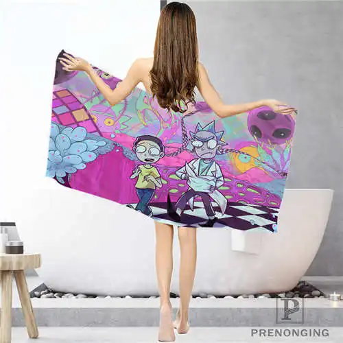 Face or Bath Towel На заказ rick_and_morty_(1) тряпка для ванной комнаты полотенце s полотенце для лица/банное полотенце для душа s Размер 33x74 см/72x143 см#18-12-17-05-212 - Цвет: Face or Bath Towel