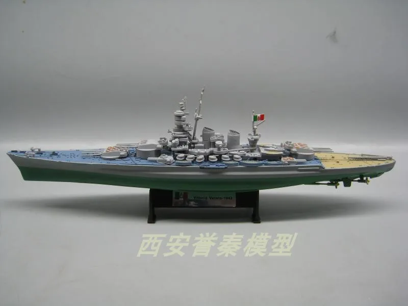 AMER 1/1000 масштаб военная модель игрушка Италия Витторио Венето 1943 линкор литой под давлением металлический корабль модель игрушки для коллекции, подарок, дети