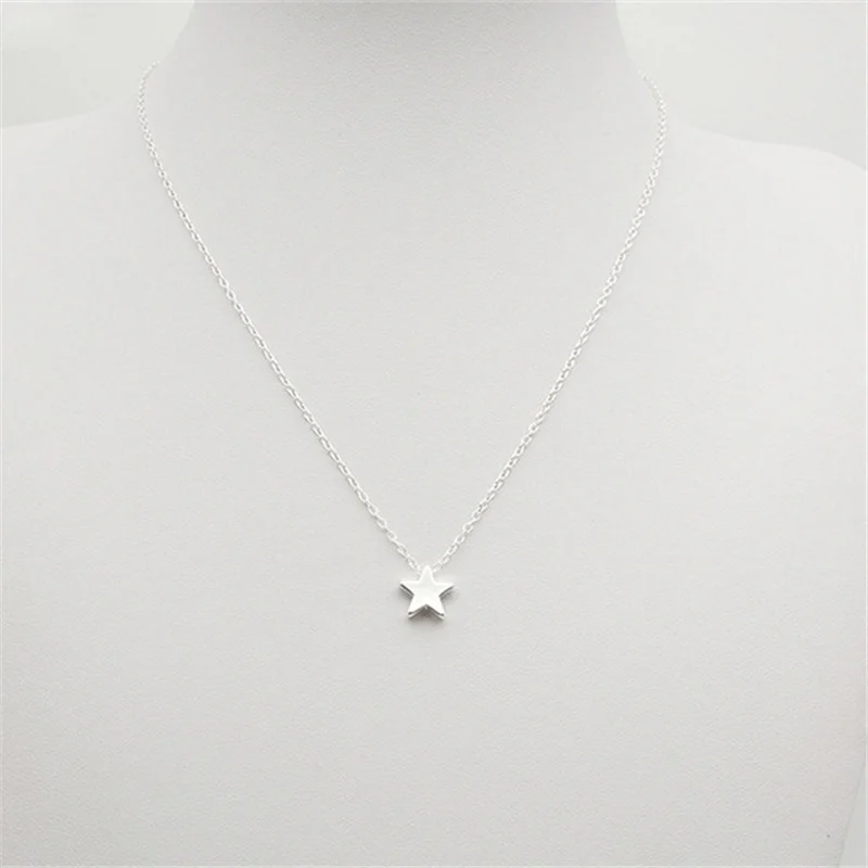 n411silver ZCHLGR, колье, ожерелье для женщин, золотая, серебряная цепочка, ожерелье в виде сердца, подвеска на шею, богемное колье, ювелирное изделие - Окраска металла: n411silver