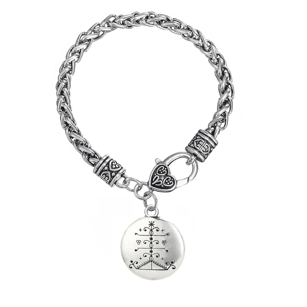 My Shape Ogou Feray Voodoo браслеты для мужчин и женщин Loa Veve Подвески Браслет-амулет Vodoun Lwa Talisman Hoodoo ювелирные изделия