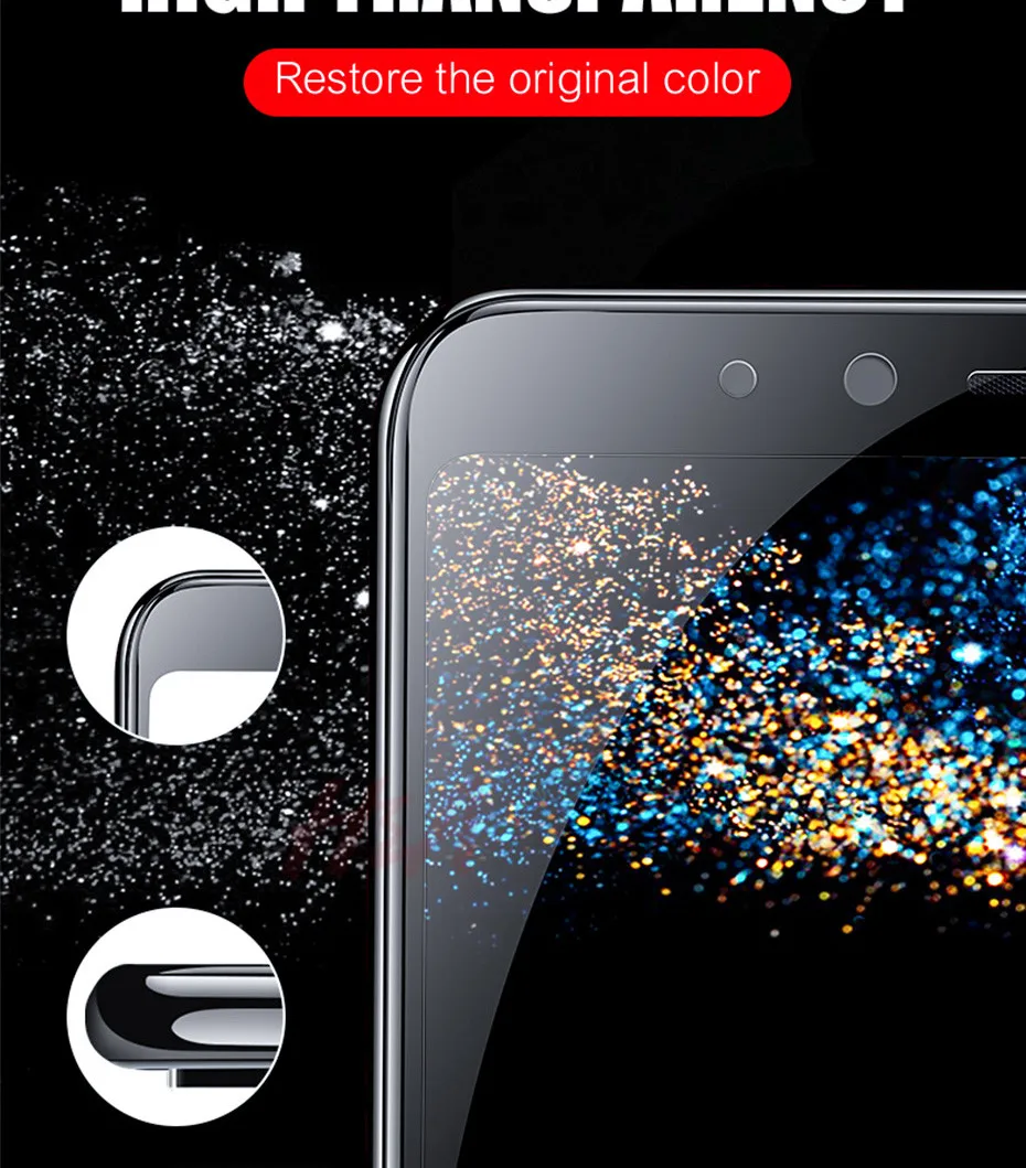 H& A 9D закаленное стекло для samsung Galaxy J4 Plus J6 J8 A6 A8 A7 Защитная пленка для экрана A5 A3 A7
