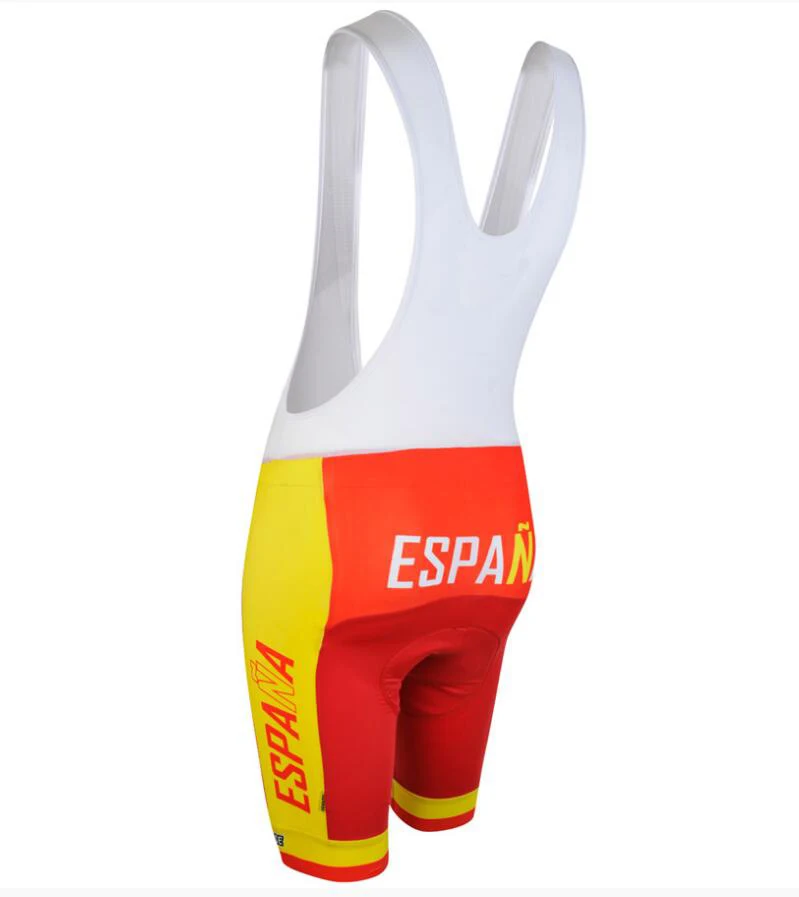 2017 ESPANA испанская национальная команда Мужская велосипедная Джерси с коротким