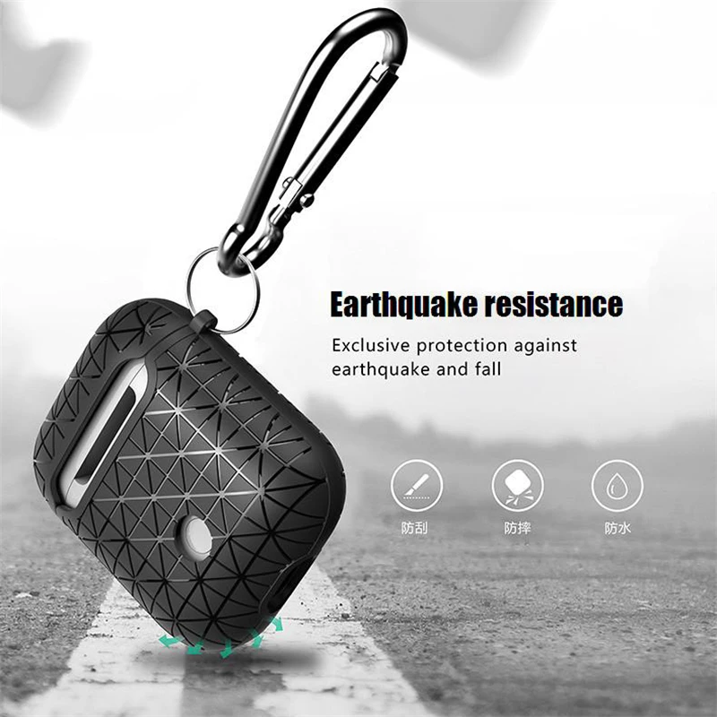 VETOMEET, Изысканная Текстура, Bluetooth, беспроводной чехол для наушников, для Airpods, силиконовый, TPU, ультра тонкий, для AirPods, чехол для зарядки