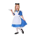 Детский Косплей-костюм Алиса в стране чудес