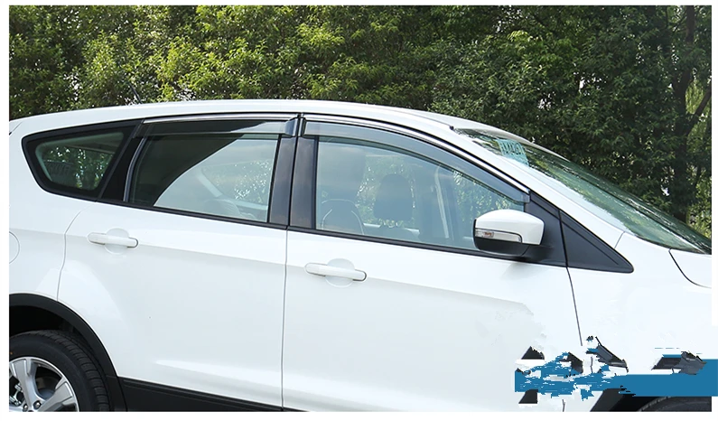 Пластиковый козырек для окна Ford Escape Kuga отверстия защита от солнца дождя