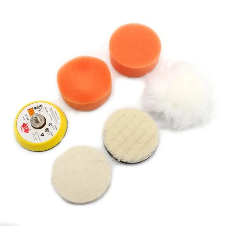 2 Polishing Pads Пневмо инструмент Пневматическая шлифовальная полировальная машинка 50mm 75mm пневмоинстру мини орбитальный Воздушный пневматический шлифовальный инструмент буфер двойного действия орбитальный полировщик для автомобиля - Цвет: 2 Polishing Pads
