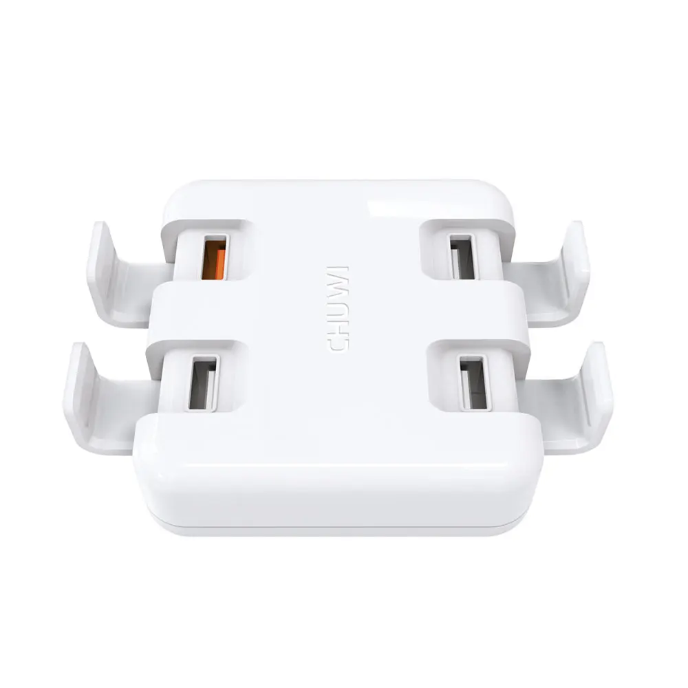 Chuwi Hi-DOCK настольное зарядное устройство держатель зарядное устройство 4-портовый 2-1, зарядка 3.0 быстрый, Общие Samsung,xiaomi мобильных устройств