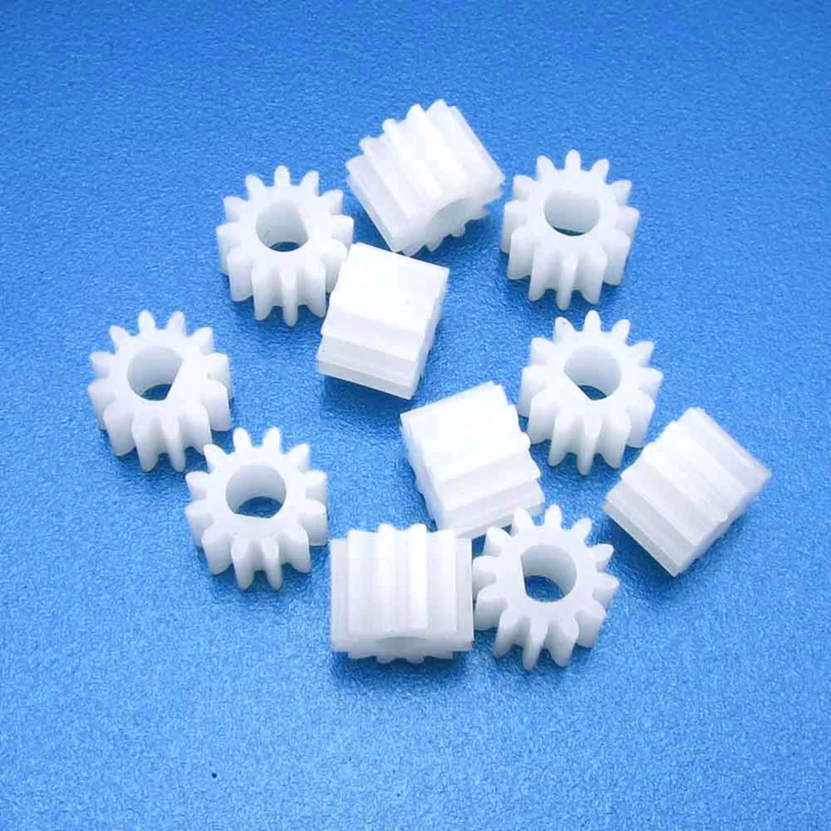 10 шт. Новое D-образное отверстие 3 мм 12 T M0.5 Gear 1012DF зубьев пластиковая Шестерня для