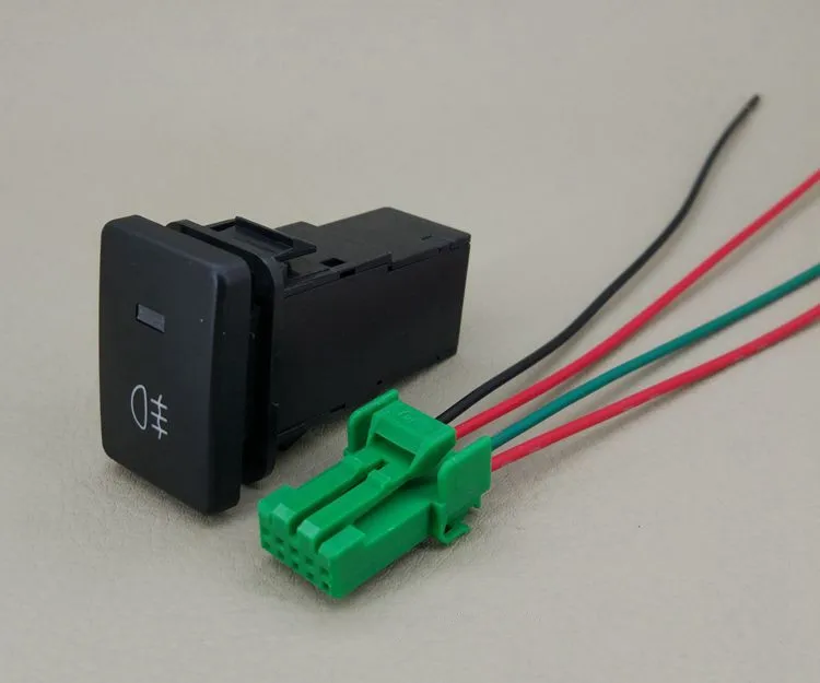 Rear fog switch Larath для Mitsubishi Outlander(2013-) Регистраторы коммутатора и сзади туман выключатели света с проводом - Цвет: Rear fog switch