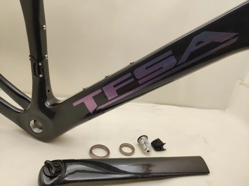 TFSA2018 NEW carbon fiber road frame Di2&ampMechanical racing bike frame+fork+seatpost+headset | Спорт и развлечения