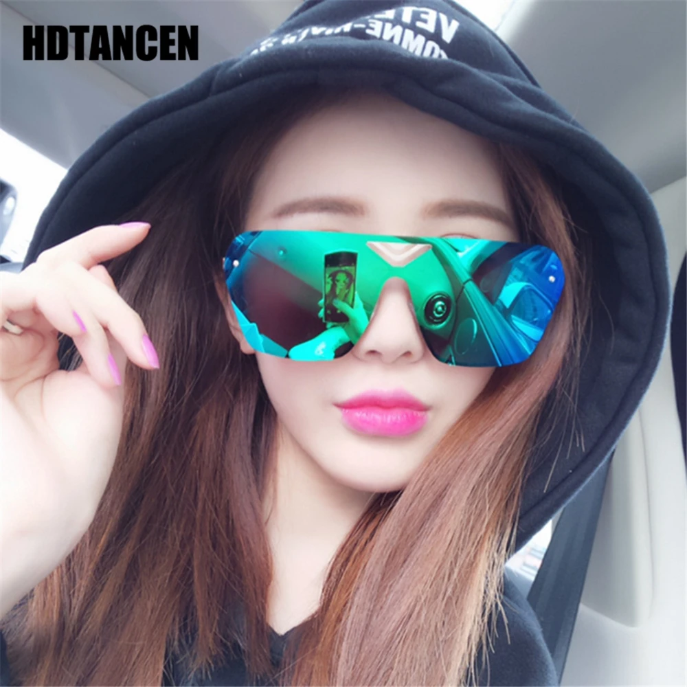 HDTANCEN зеркало для взрослых очки новые солнцезащитные модные звезды с ретро и