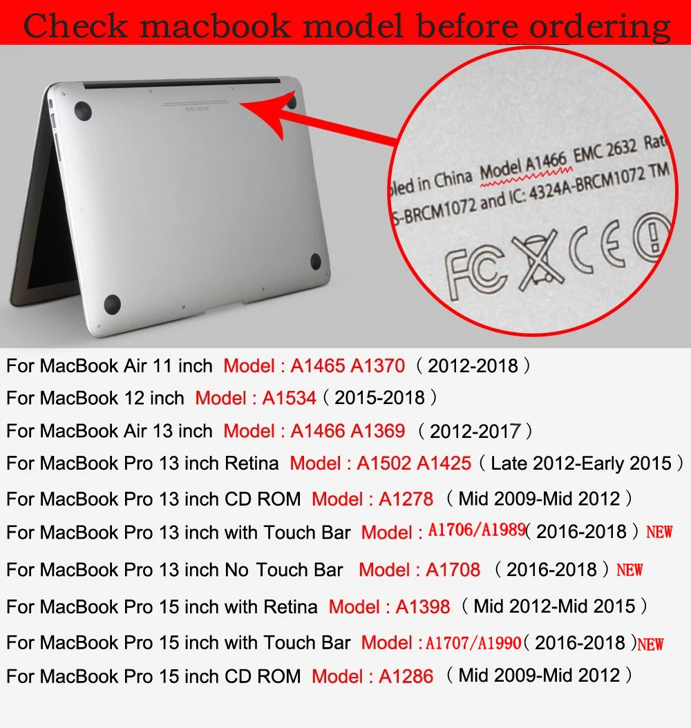 Чехол для Apple Macbook Air11 13 Pro Touch bar A1989 A1706 15 A1707 A1990|Сумки и чехлы ноутбуков| |