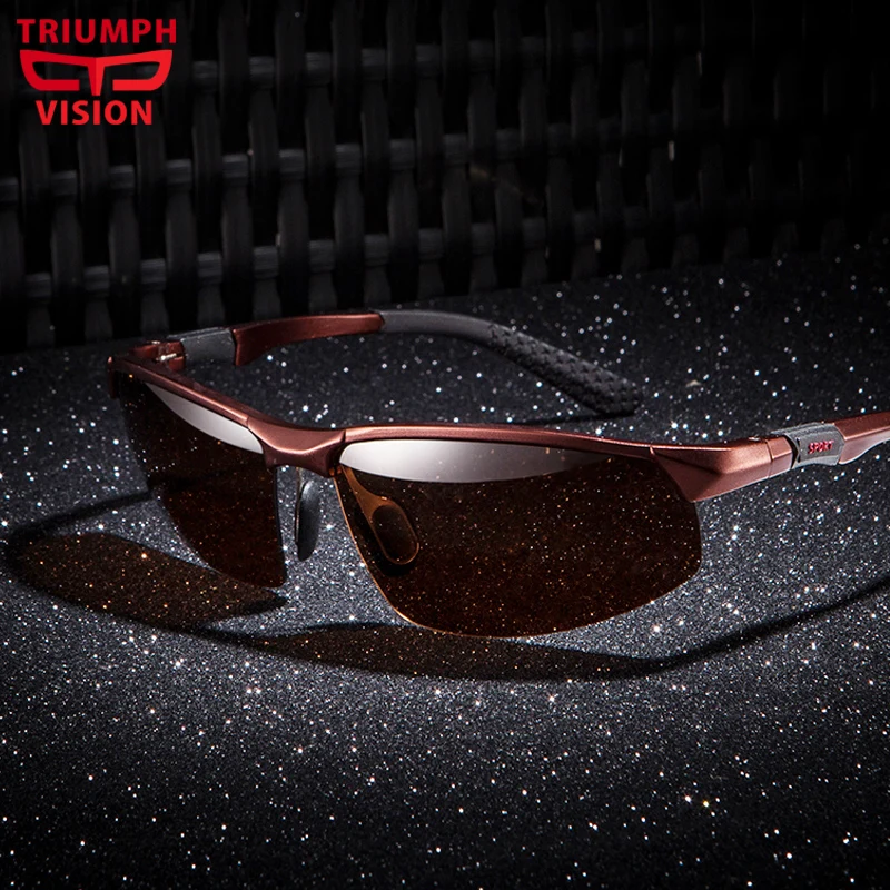 Солнцезащитные очки TRIUMPH VISION Мужские поляризационные роскошные алюминиево