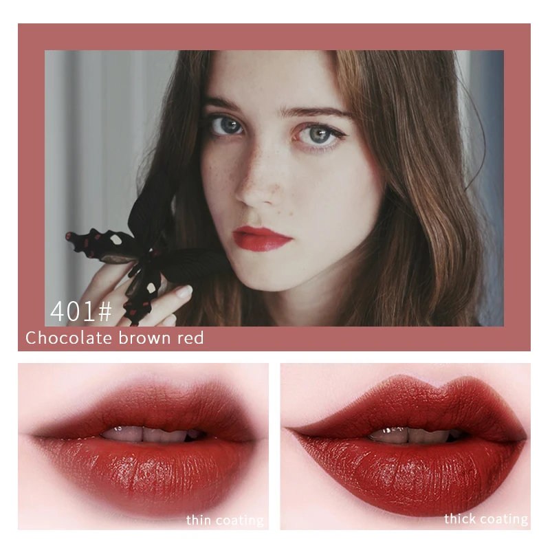 1 шт. новая Золотая матовая нюдовая губная помада естественная легко