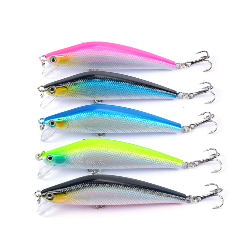 Amlucas гольян рыболовная приманка 7 5 см 3 г Твердый воблер Crankbait 3D глаза