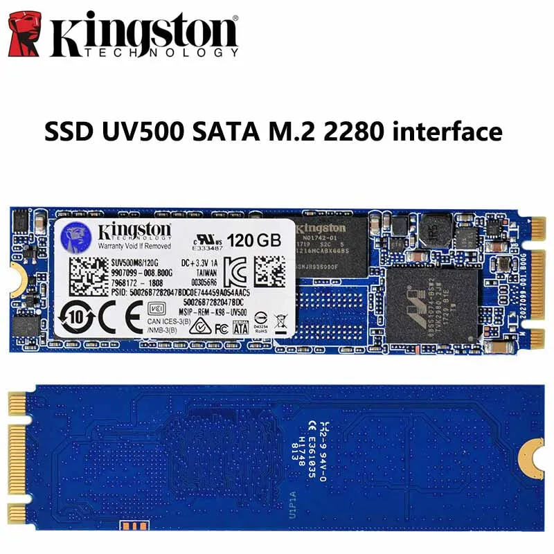 Kingston SSD внутренний 480 ГБ 240 120 Гб SATA3 M2 2280 интерфейс SUV500M8 зашифрованный HD
