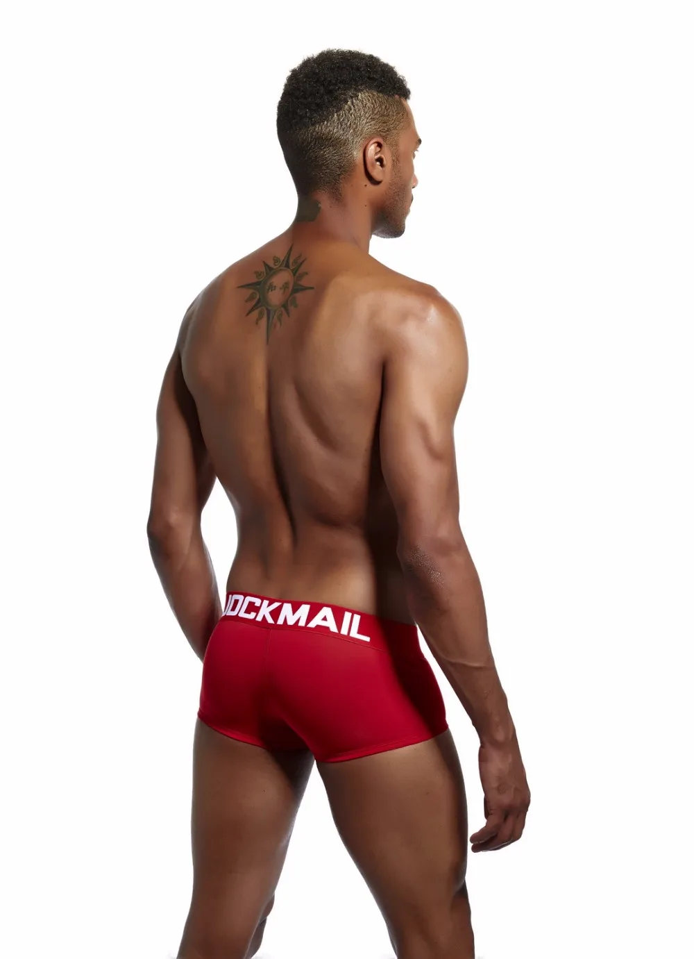 Бренд jockmail классический базовый однотонный Качественный хлопок Мужское нижнее белье боксеры шорты мужские трусы сексуальные трусы Гей ночное и нижнее белье