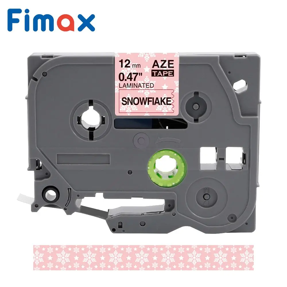 Snowflake Fimax TZe-231 tze231 смешанный цвет Совместимость для Brother P-touch производители этикеток TZe231 Tze335 TZ431 Tze334 Tze431 Tze131 Tze631 - Цвет: Snowflake