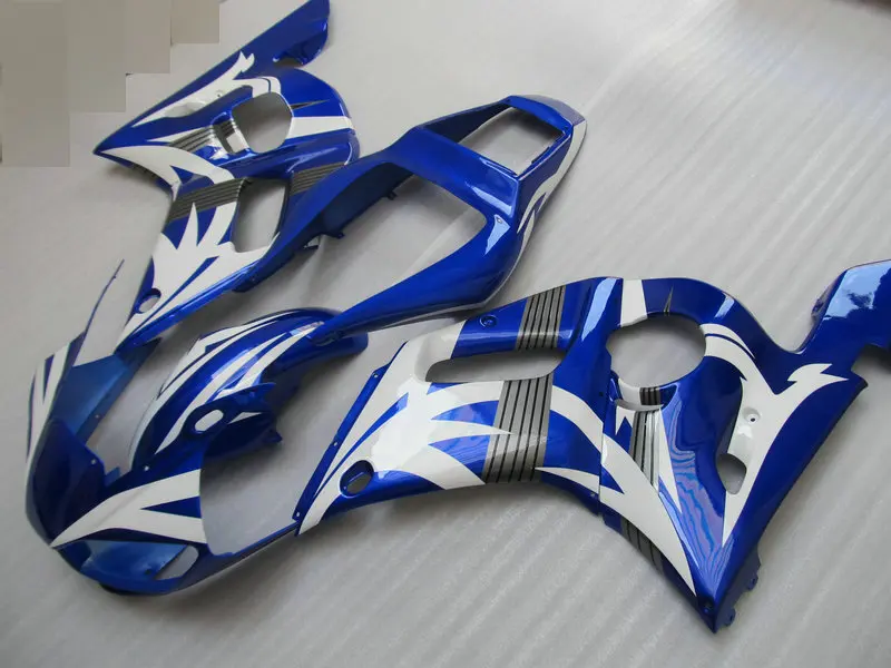 Первоклассный комплект обтекателей для YAMAHA YZFR6 98 99 00 01 02 YZF R6 1998 1999 2000 2002 ABS синий