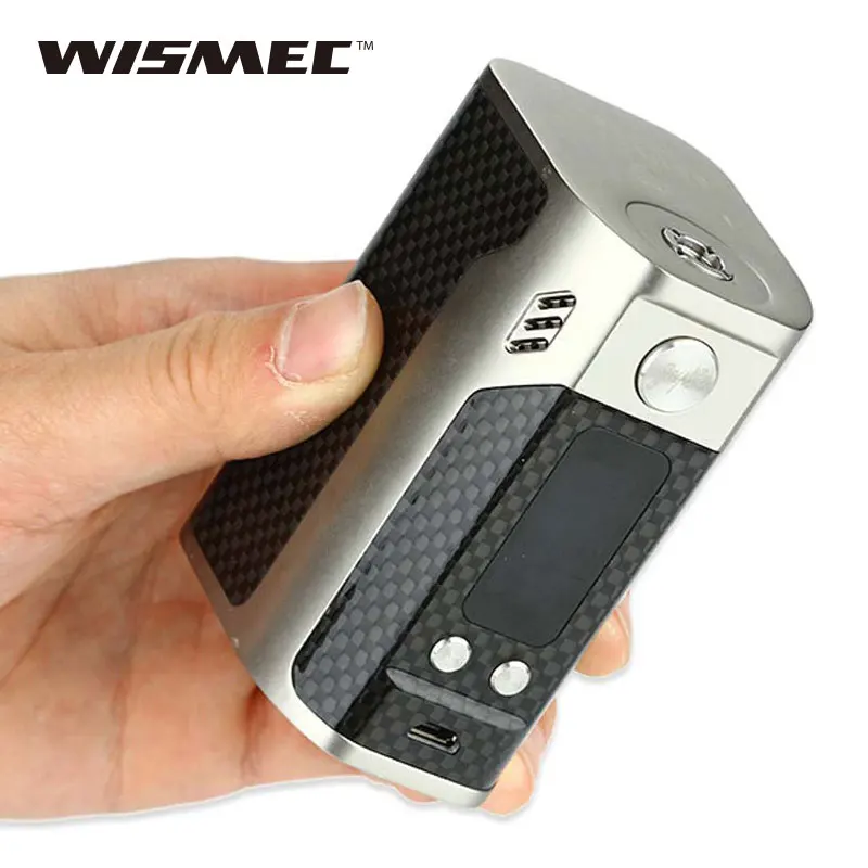 Оригинальный Wismec рел RX300 TC мод бокс 300 Вт углеродное волокно VW/TC-Ni/TC-Ti/TC-SS/TCR режим vape