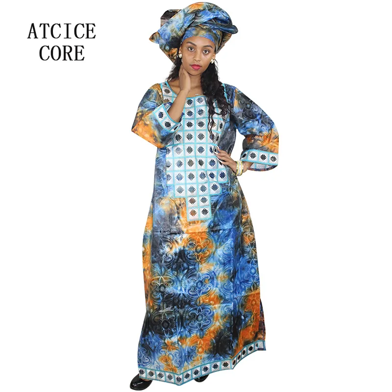 Платья в африканском стиле для женщин дизайнерское длинное платье с вышивкой и