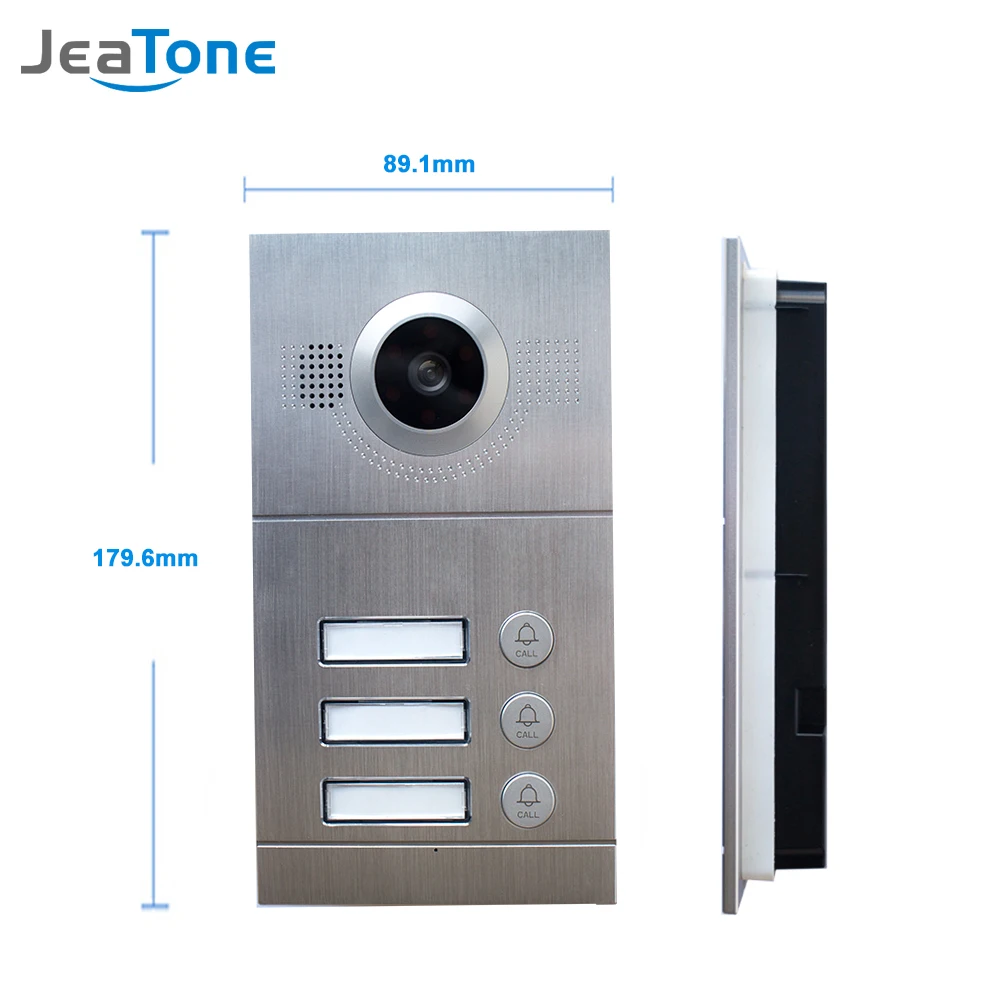 JeaTone 720P/AHD видеодомофон дверной звонок ик камера с высоким разрешением для 3