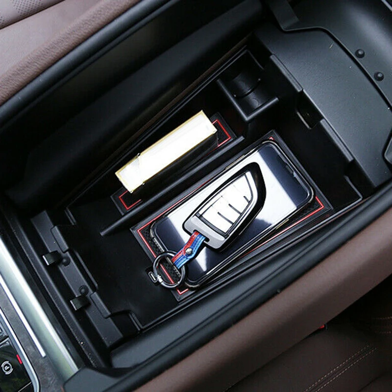 Автомобильный внутренний подлокотник черный ящик для хранения держатель BMW X5 G05