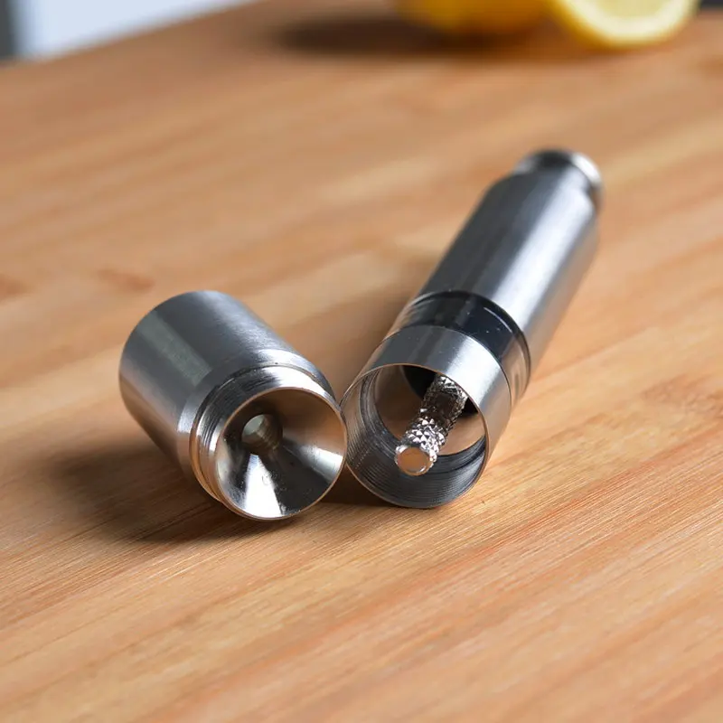 Ручная работа профессиональная маленькая мельница для перца из нержавеющей