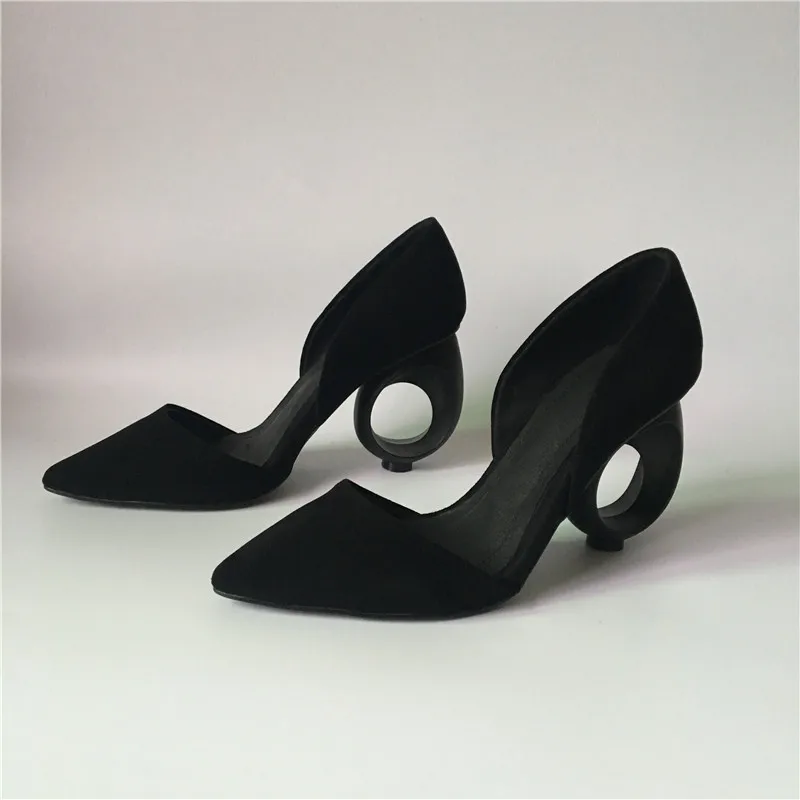 Туфли лодочки женские замшевые заостренный носок высокий каблук шпилька