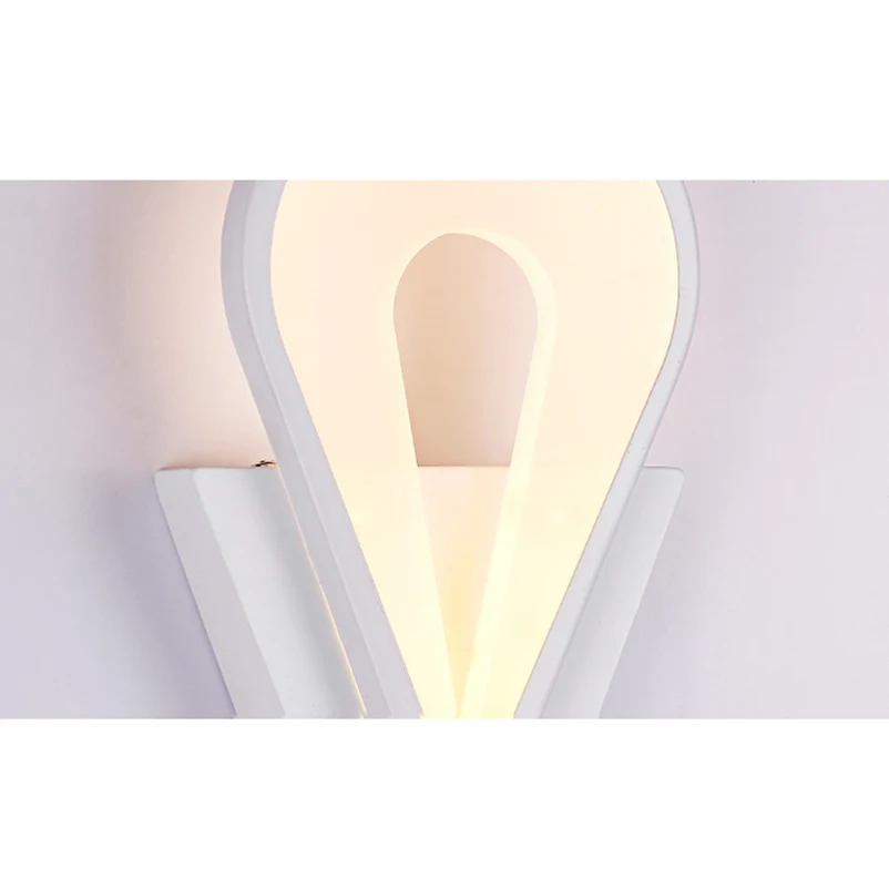 Креативная мода 6 Вт Светодиодные Бра с листьями акриловая прикроватная тумбочка