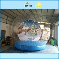 christmas inflatable snowman inflatable christmas snow globeinflatable christmas display ball for decoration festival