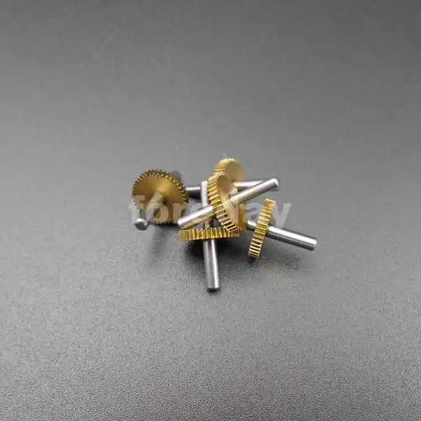 5 шт х 0.2M41T латунная Шестерня 0,2 модуль 41 Зубы T = 41 DIY аксессуары 0,2 M 41 Т половина вал 1,58 мм+ 2 мм Dia.8.6mm 5 шт./лот* FD043X5