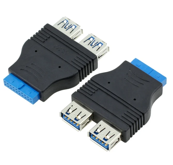 2 порта USB 3 0 гнездо к USB3.0 Материнская плата Гнездо 20 контактный разъем удлинитель