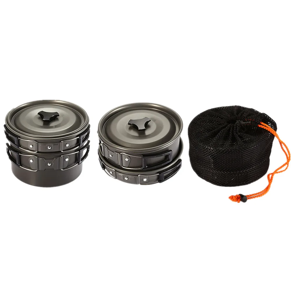 Outlife уличная посуда 8 шт./компл. антипригарные горшки кастрюли и сковородки