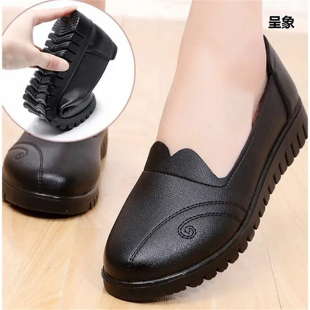 

New mother shoes fashion flat bottom soft non-slip shoes women work shoes comfortable single shoes size 35-40 y472