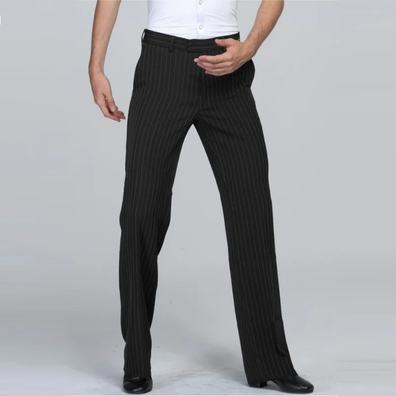 Брюки мужские для латиноамериканских танцев классические длинные Хлопковые