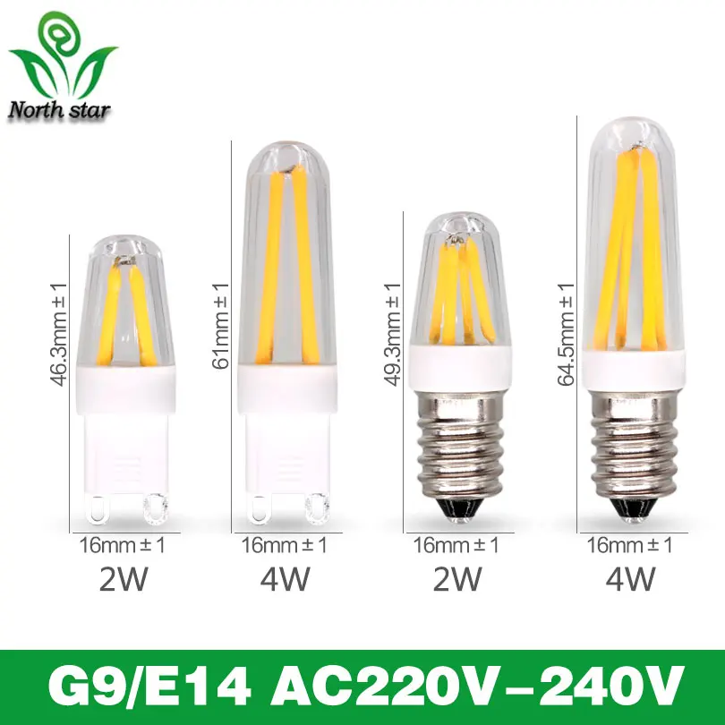 2017 Новый Керамический G9 СВЕТОДИОДНАЯ Лампа С Регулируемой Яркостью E14 220 В