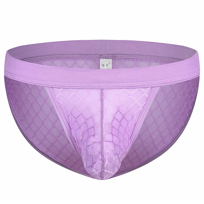 Мужское нижнее белье прозрачные сетчатые мужские трусы сексуальные для геев