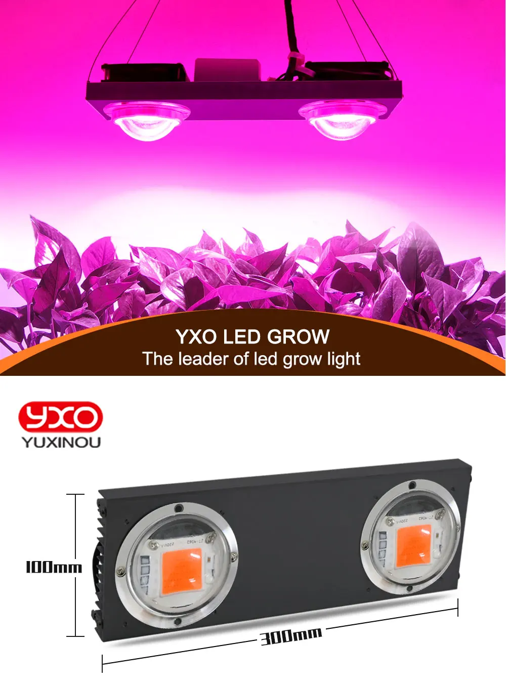 Светодиодный grow светильник 100/200/300/400/500W полный спектр для внутреннего парниковых расти палатку успешно выращивайте растения светодиодный светильник для Вег цвету режим
