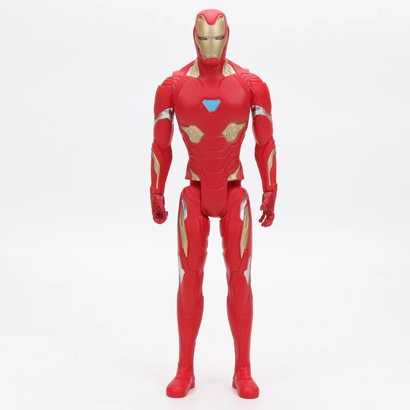 30 см MCU супергерой фигурка Мститель 4 эндшпиль Капитан Америка Росомаха Человек-паук Железный человек Тор танос Халк Росомаха игрушки - Цвет: red ironman bag