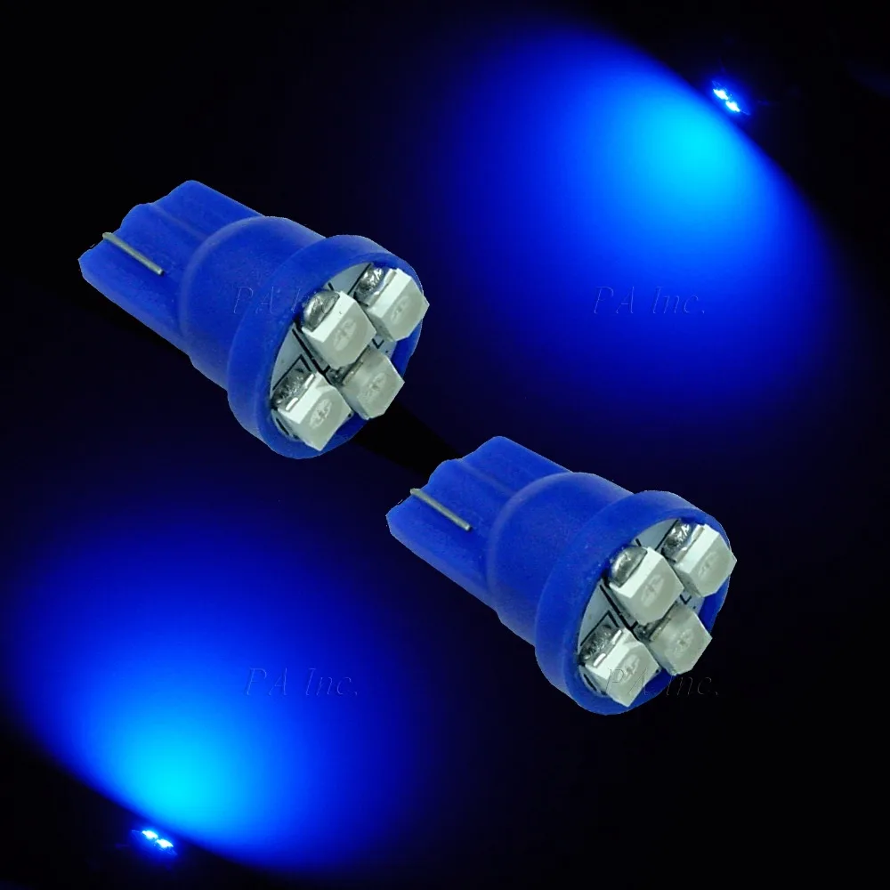 PA LED 10 шт. x T10 #555 4SMD 3528 автомобильная лампа для багажного отделения Светодиодная