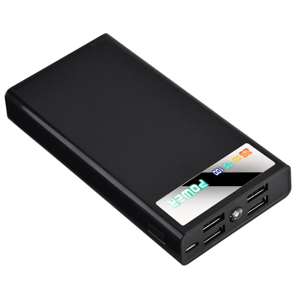 DIY power Bank 4 USB+ Micro USB 6x18650 корпус для зарядки корпус электропитания зарядное устройство чехол без батареи 1 шт