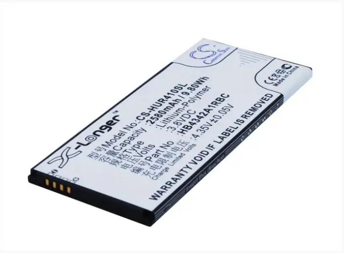 Аккумулятор Cameron Sino 2580 мАч для HUAWEI Ascend Y5 2 Y5II 3G 4G Y6 Y625 U21 U51 с двумя sim