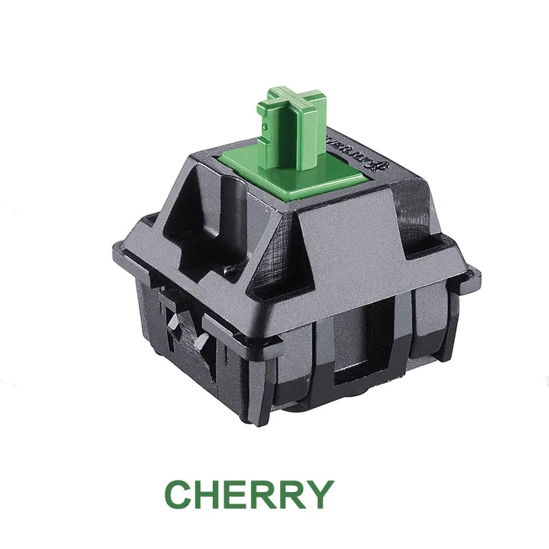 [HFSECURITY] 2 шт./лот переключатель Cherry Mx для механической клавиатуры DIY осевой зеленой