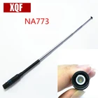 XQF 10 шт. NA-773 144430 МГц телескопическая антенна BNC разъем для ICOM IC-V8V82 двухстороннее радио Бесплатная доставка