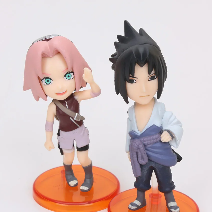 5 шт./компл. Naruto шиппууден Наруто Sasuke Sakura Kakashi Gaara ПВХ Фигурки коллекционные модели