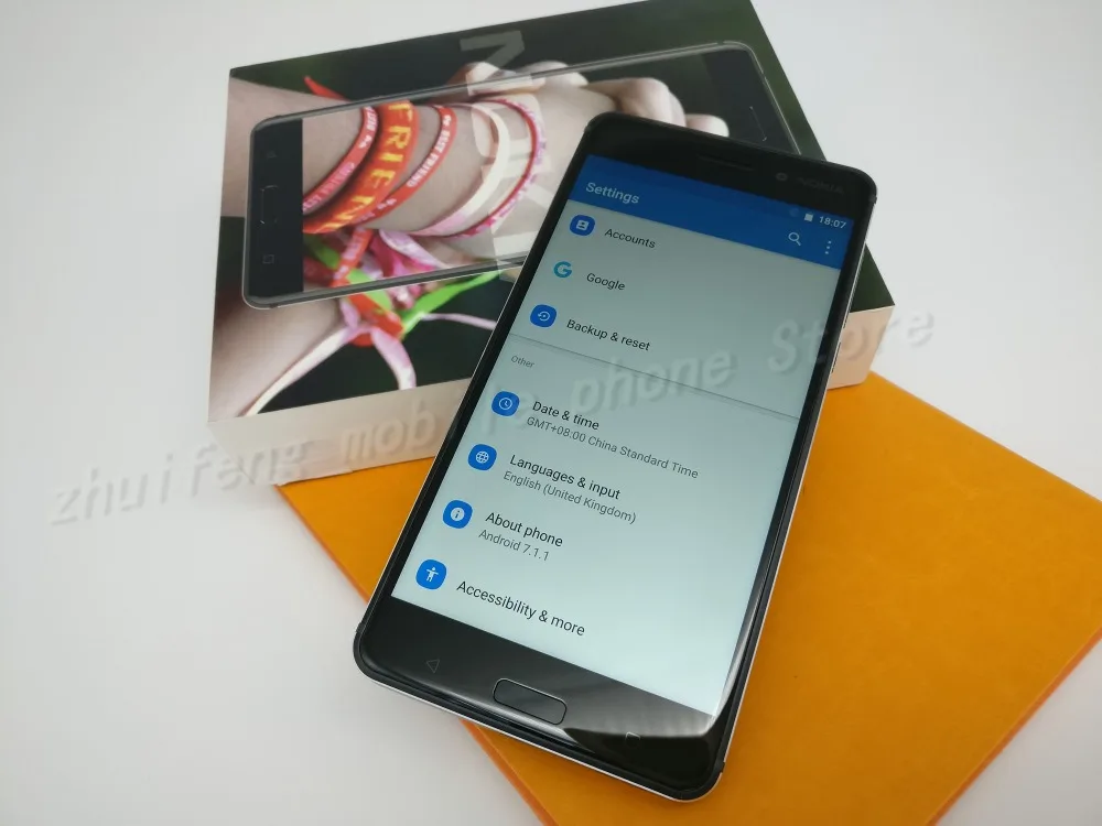 Новые горячие оригинальный Nokia 6 LTE 4G мобильный телефон Android 7 Восьмиядерный Qualcomm 5