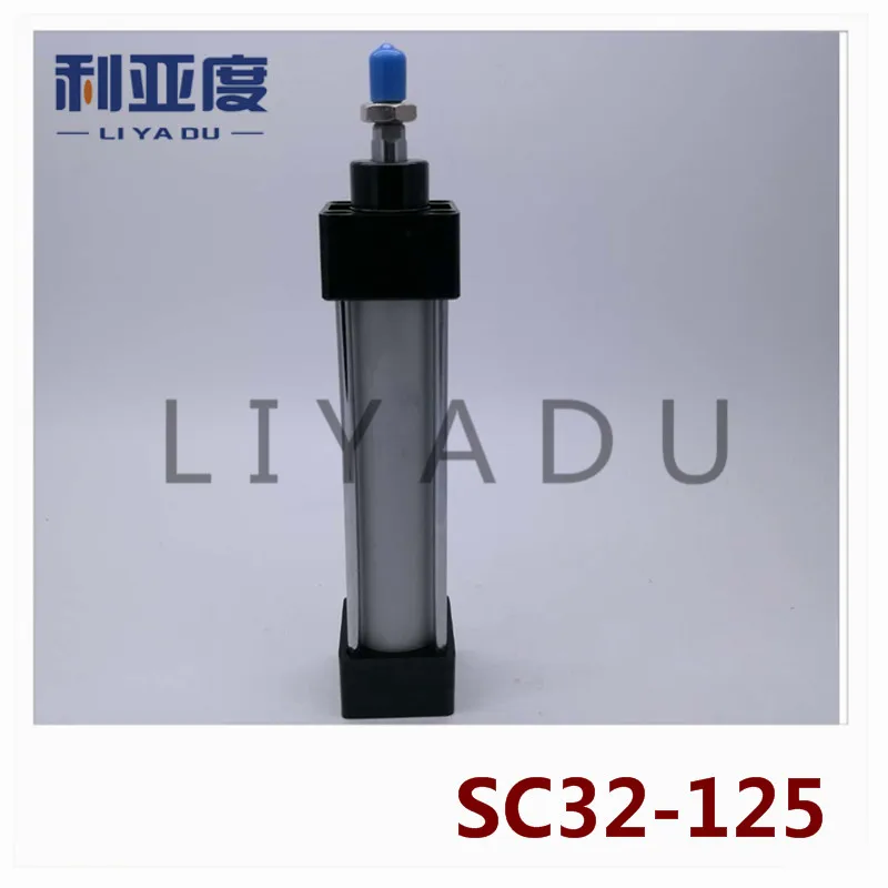 

SC32-125 Rod aluminum alloy standard cylinder SC32X125 pneumatic components 32mm Bore 125mm Stroke