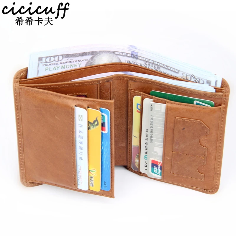 CICICUFF RFID противоугонные кошельки для мужчин повседневный чехол кредитных карт ID